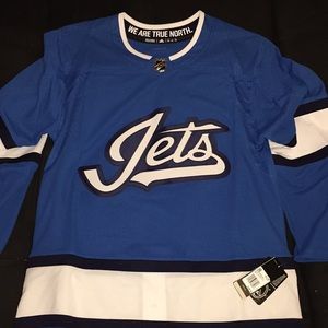 Winnipeg Jets Alternate Adidas Jersey size 52